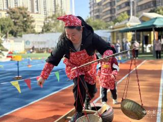 亲子同行竞技 东湖路幼儿园举办亲子嘉年华