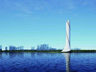 合肥蜀西湖畔将建约155米高微重力量子塔