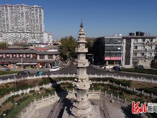 “华夏第一经幢”修缮完毕