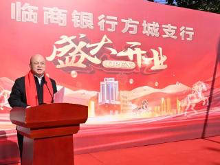 临商银行方城支行盛大开业