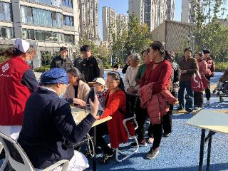 便民活动日 幸福邻里情——北河泾街道社区卫生服务中心进社区开展便民义诊