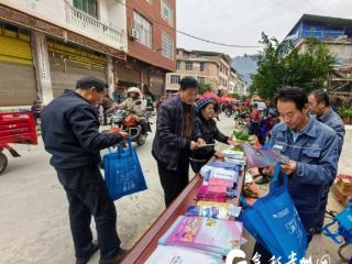 南方电网望谟供电局乐旺供电所开展安全用电及客户服务宣传