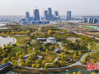 雄安建设者拍雄安｜漫步绿谷 感受生活