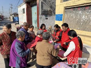 新河县开展冬季安全宣传志愿服务活动