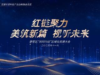 “红链聚力·美筑新篇·视听未来”静安区“共同行动”区域化党建大会召开