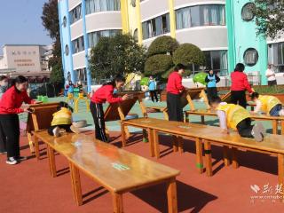 童心同行 薛峰幼儿园亲子运动会促成长