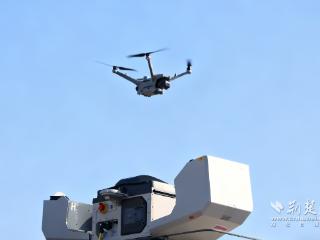 无人机自起自落 武交院建成自主巡检系统