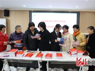 高邑法院：普法进社区 筑牢老年防诈“安全网”