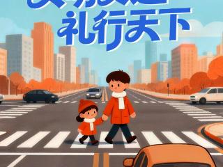 海报·全国交通安全日｜文明交通，礼行天下