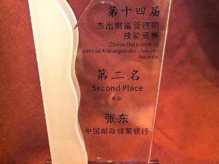 邮储银行商丘市分行员工参加“杰出财富管理师技能竞赛”获佳绩