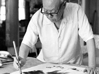 书画鉴定专家汪骏成点评国画大师李苦禅精品《双鹰图》