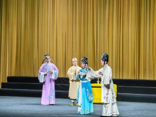 北昆“京彩文化 青春绽放”戏曲进校园上演经典剧目《西厢记》