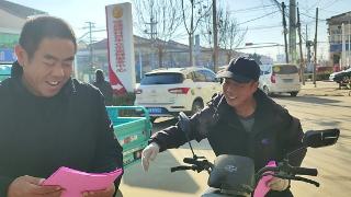 临沭县玉山镇开展“敲门入户送安全”防范一氧化碳中毒集中宣传活动