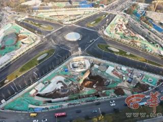 西安市张家堡环岛12月8日6时起正式实现十字交通放行