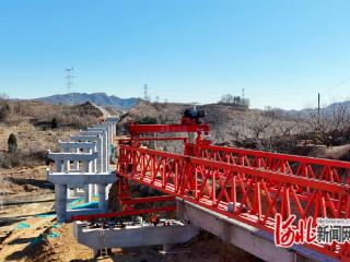 邢台路桥放甲铺项目桥梁上部结构施工正式启动