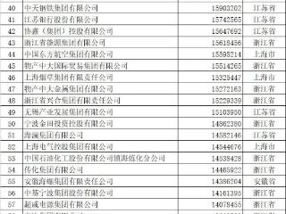 长三角企业百强发布 安徽十家企业上榜
