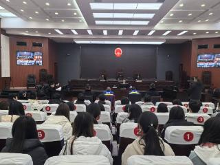 旁听庭审“零距离”！七星关区人民法院邀请51名大学生“沉浸式”学法