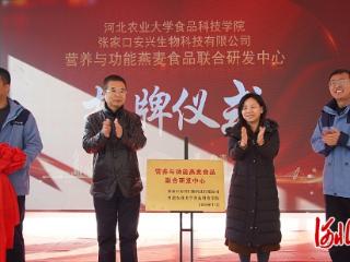 河北省杂粮杂豆创新团队：政产学研用对接，在怀安县成立营养与功能燕麦食品联合研发中心