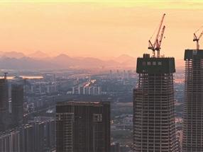 “杭州第二高楼”结顶了