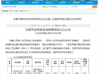 合肥12月将出让10宗地块 多为涉宅地块