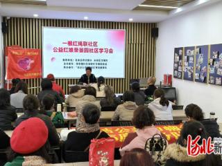 “一根红绳联社区”公益红娘项目荣景园社区学习会举办