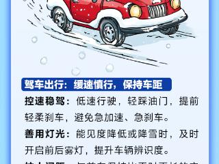 长图｜雪天“安全课”！这份降温防护指南请查收