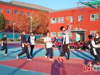 燃动青春 石家庄自立中学篮球赛热力开赛