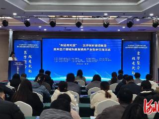 京津赋能 创新发展——“双进双对接”冀州医疗器械和康复辅具产业集群专场举行