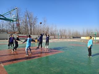 莒南县汀水镇初级中学教师篮球赛精彩落幕