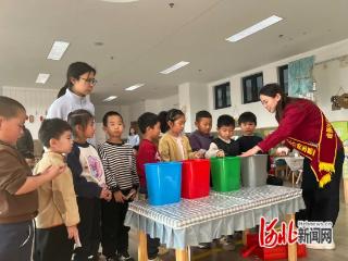 石家庄高新区垃圾分类宣传走进辖区幼儿园