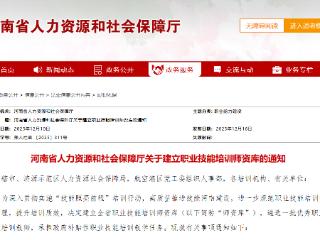 年龄可放宽！河南将建职业技能培训师资库