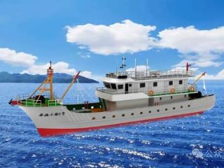 福建首艘智能化多功能电动养殖辅助工船在连江开工