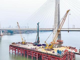 长赣高铁江西段最大跨度桥梁开工