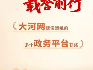 “数智”引领，载誉前行！大河网建设运维的多个政务平台获奖