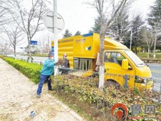 青岛胶州：枝叶垃圾变废为宝 将制作有机肥再利用