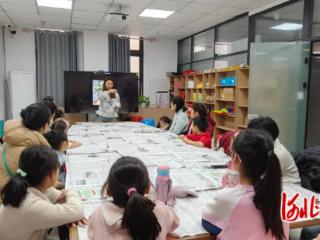 石家庄高新区西帐嘉苑社区举办石膏挂牌涂鸦活动