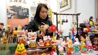 临泉一农民用面琢“百态”妙手塑人生