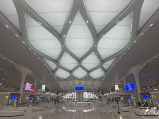 大皖新闻记者独家探访合肥西站 安徽首个“站城融合”站房内部长啥样？