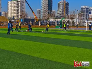 石家庄市第五十三中学举行足球、篮球联赛