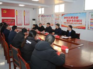 许昌学院党委书记刘荣增到定点帮扶村调研乡村振兴工作