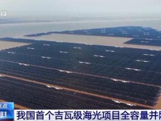 全球最大！我国首个百万千瓦级海上光伏项目全容量并网