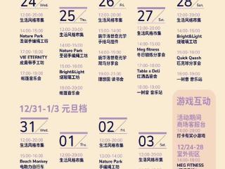 上海元旦跨年活动再升级：文体商旅展深度融合点亮2026新年