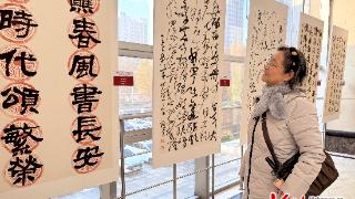 石家庄市长安区举办“翰墨书盛世 时代谱新篇”迎新年书法作品展