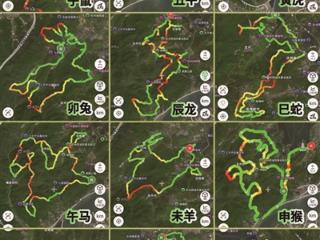 爱爬山的“大狮子” 在西湖群山“爬”出了十二生肖路线