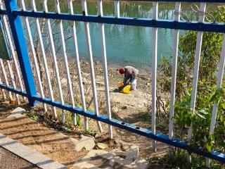 请手下留情！六安九里沟电站上下游河边栅栏多处遭人为破拆