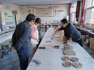 拓古迎新 墨韵传薪——济南市莱芜区方下中心中学举行“拓古迎新”传拓艺术师生作品展