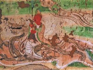 两千年前的这条龙 竟然被人骑？