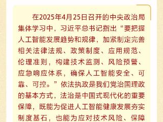 时习之丨2025年中央政治局集体学习学了什么? 一图看懂