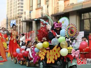 石家庄市长安区盛平幼儿园举办2026年迎新年庙会活动