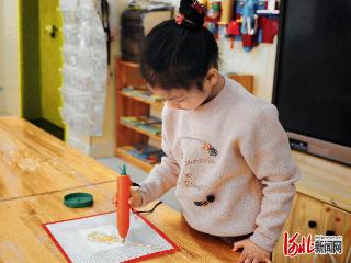 石家庄市长安区盛和幼儿园举办非遗体验活动